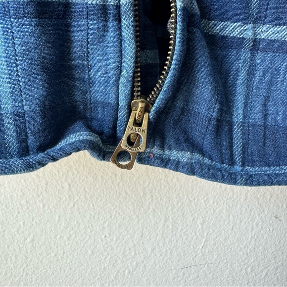 Polo by Ralph Lauren // Indigo Talon Zip Men’s Flannel Cotton Jacket Size L - Picture 9 of 13